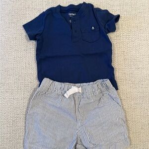 Carter's Navy Blue Baby Shirt